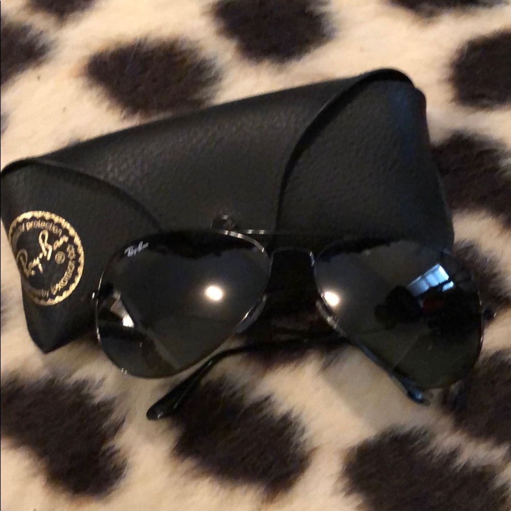 Ray-Ban Black Metal Sunglasses